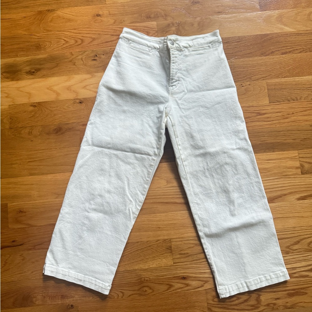 The Petite Emmett Wide-Leg Crop Jean: Welt Pocket Edition - Picture 6 of 6